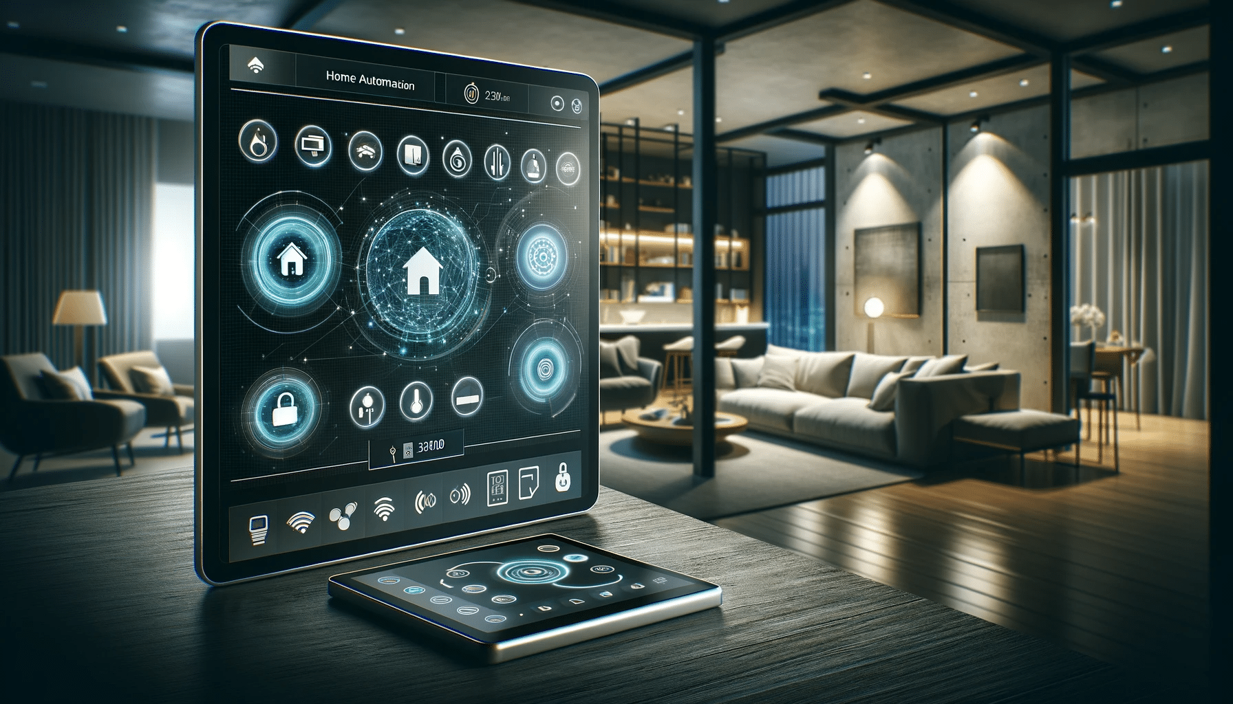 De la domotique dans un salon