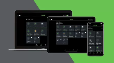 Loxone vue d'ensembles des appareils et app